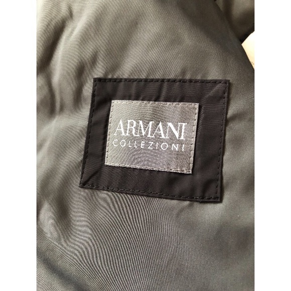 Armani Collezioni Down Coat. Black. New! Size 8 - Picture 11 of 13